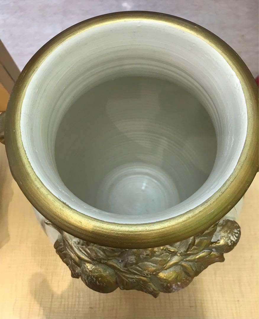 イタリア製 陶器 傘立て レモン 傘立て 陶器 イタリア レモン柄